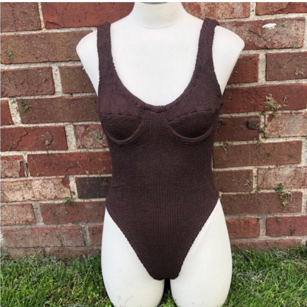 Vintage Hunza G One Piece Underwire Swimsuit